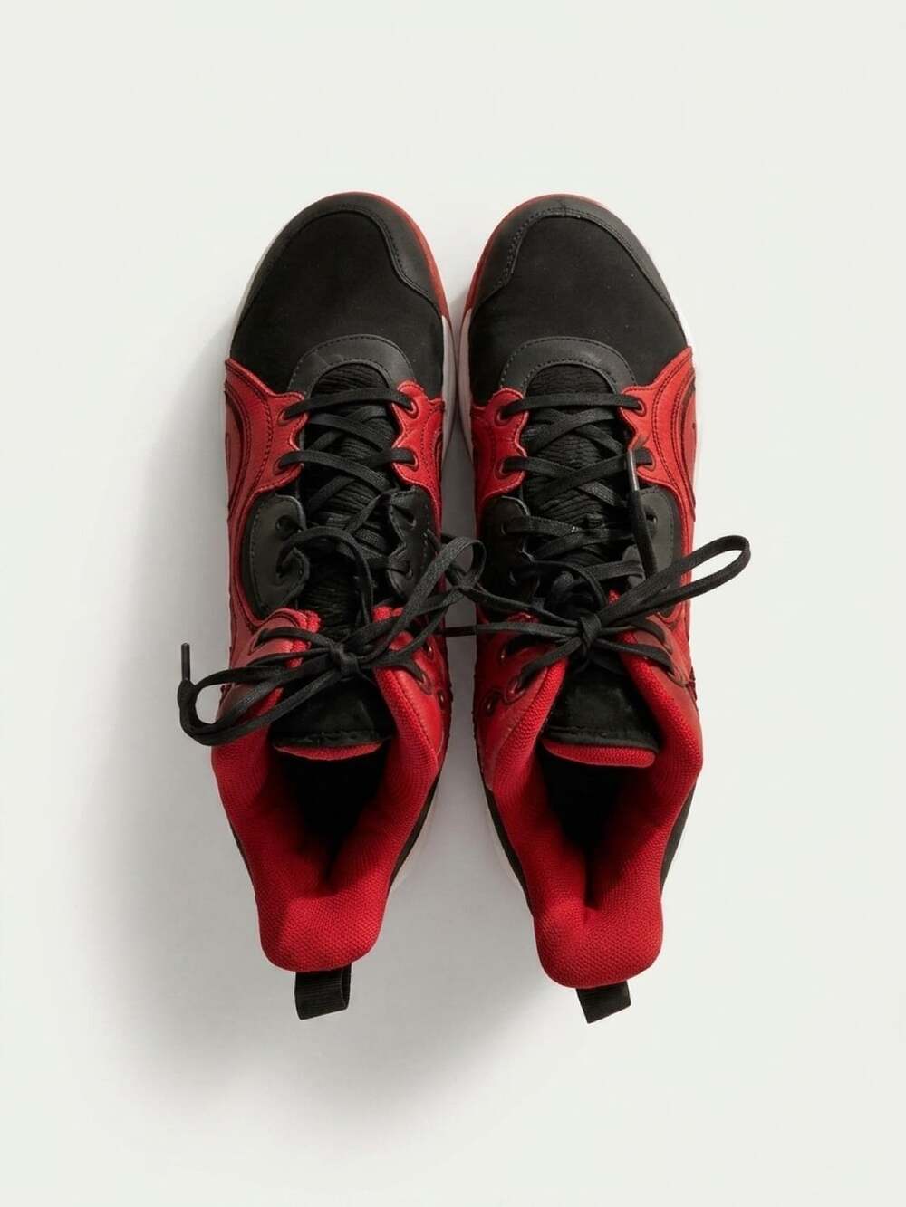 Nike Fly By Mid 2 Basketball Shoes Black Gym Red